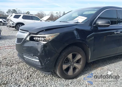 2015 Acura Mdx from USA, damaged, VIN 5FRYD3H26FB013553